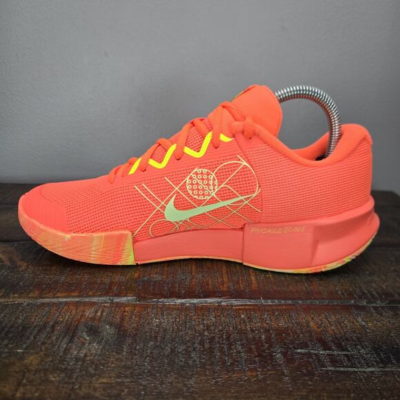 NEW Nike Zoom Challenge Womens Size 9 Pickleball Shoes Orange Yellow FQ4155 800 - Picture 6 of 12